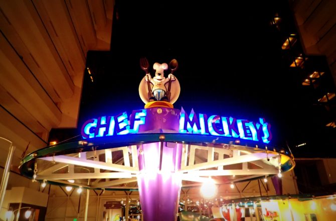 Dinner at Chef Mickey’s-Disney World