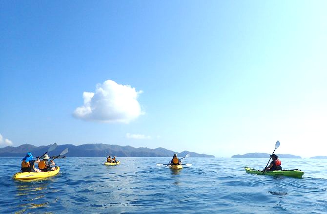 Kayaking Isla Tortuga-Costa Rica