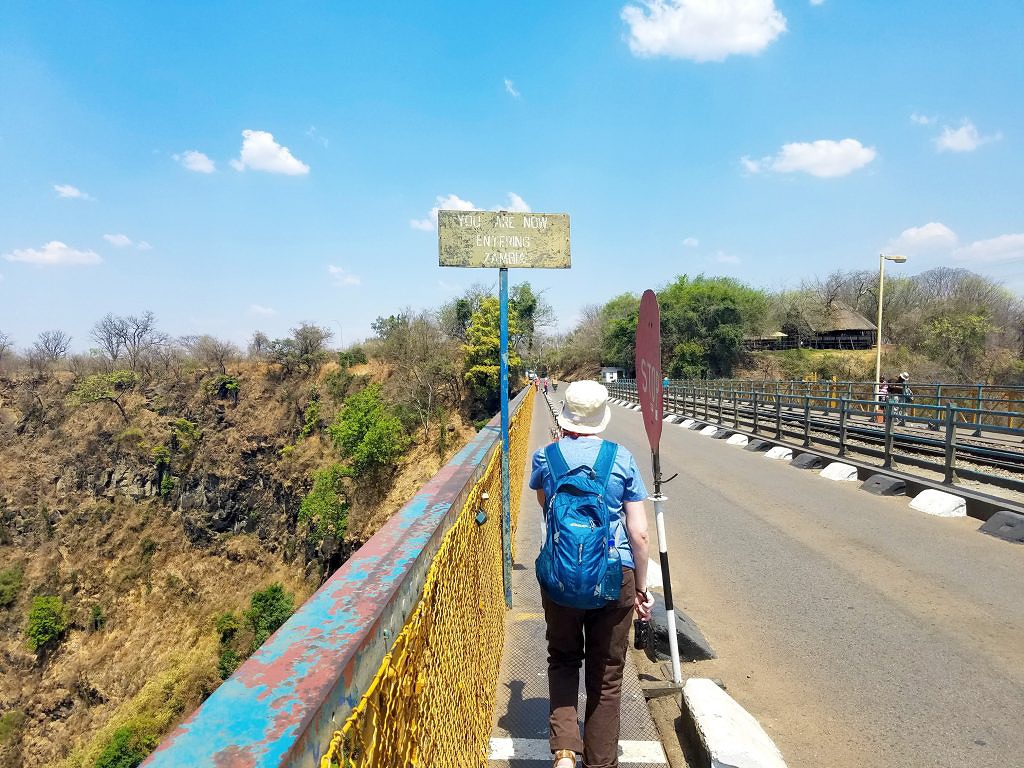 victoria falls-walking to zambia-obligatory traveler