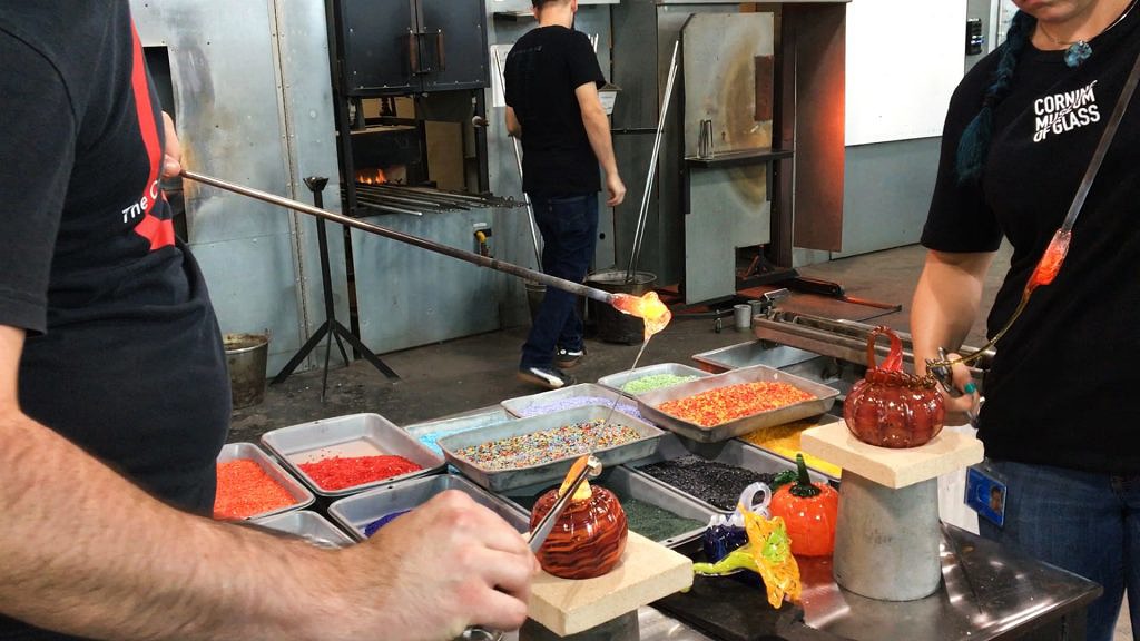 new york-corning museum of glass-glass blowing 