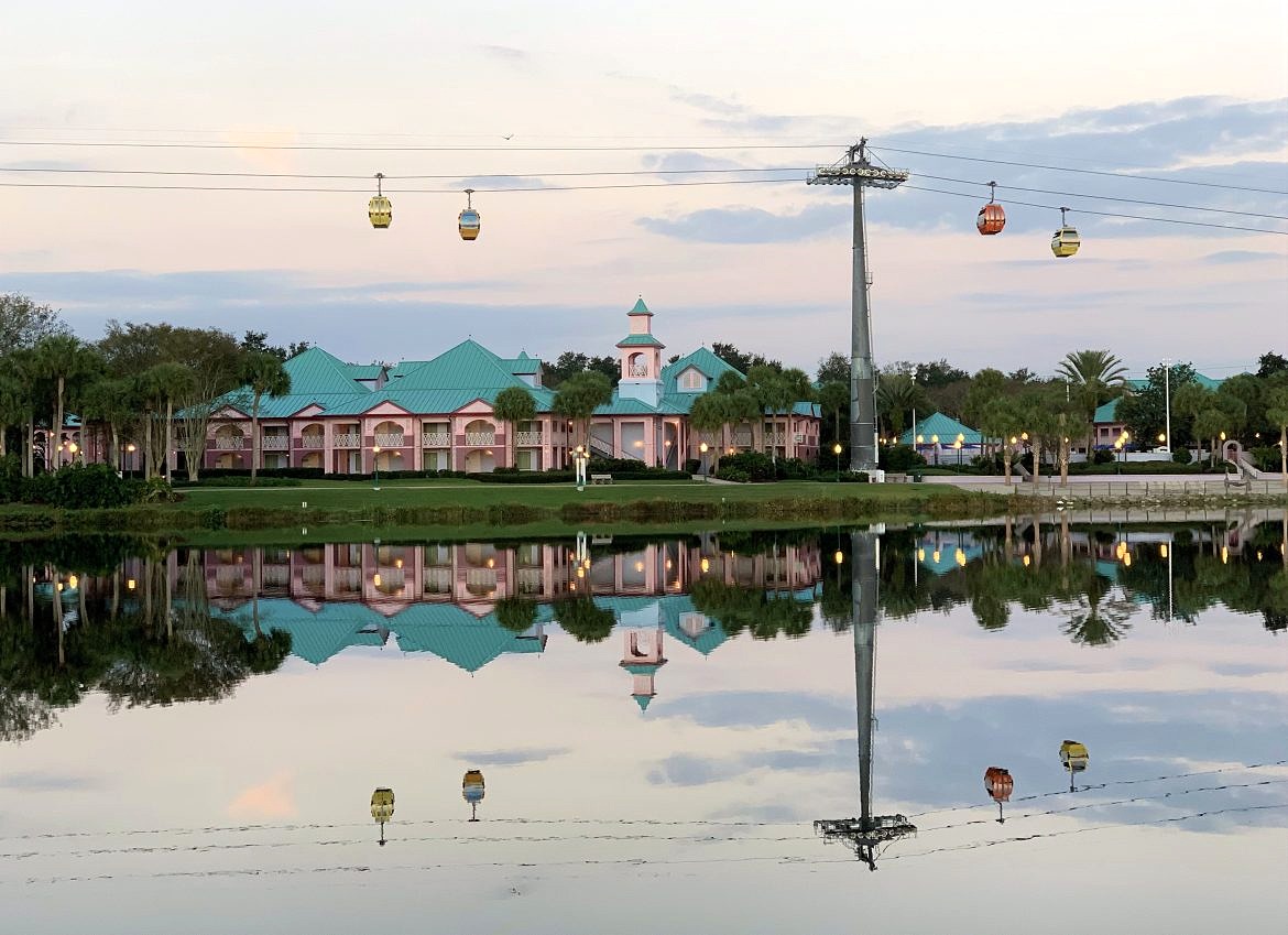 disney-caribbean beach resort-skyliner - Obligatory Traveler