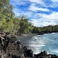 Hawaii Black Sand Beaches-Big Island-Kehena Black Sand Beach