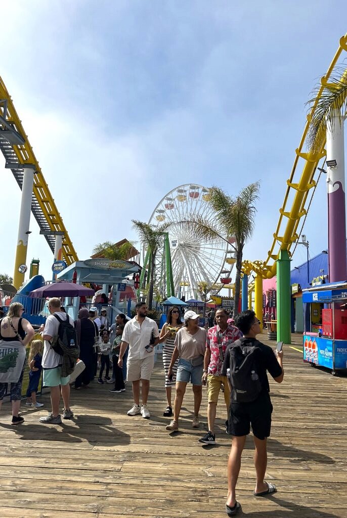 Santa Monica Pier-Pacific Park-California 