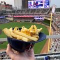 Ballpark food-cheese fries in a hat-Target field