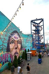 Coney Island-Luna Park-Mural