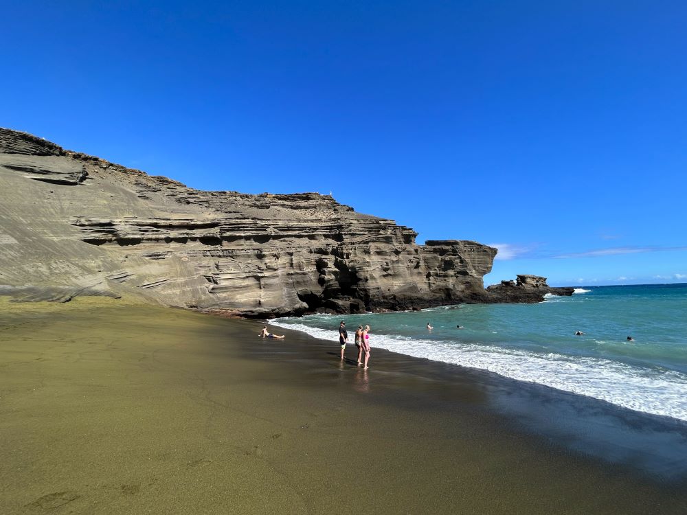 Hawaii’s Green Sand Beach-The Big Island