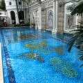 lunch at the Versace Mansion-pool