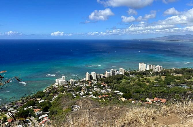 Hiking Diamond Head in Hawaii