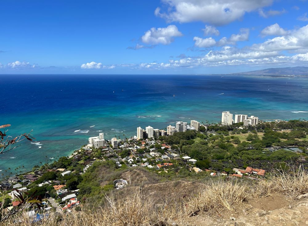 Hiking Diamond Head in Hawaii