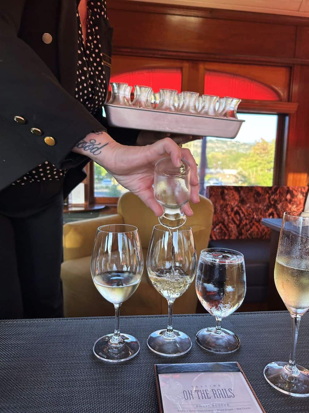 Dinner on the Napa Valley Wine Train-California