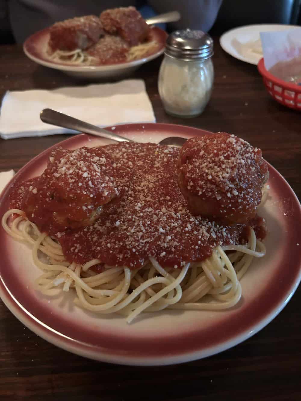 Eating at Tony’s Baltimore Grill-Atlantic City, New Jersey