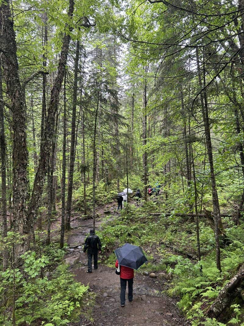 Hiking in Jacques-Cartier National Park-Quebec-Canada